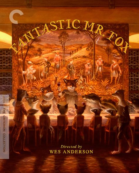 Fantastic Mr. Fox is the story of a clever, quick, nimble, and exceptionally well-dressed wild animal. A compulsive chicken thief turned newspaper reporter, Mr. Fox settles down with his family in a new foxhole in a beautiful tree—directly adjacent to three enormous poultry farms owned by three ferociously vicious farmers: Boggis, Bunce, and Bean. Mr. Fox simply cannot resist. Wes Anderson’s adaptation of Roald Dahl’s classic children’s novel is a meticulous work of stop-motion animation featuri Fantastic Mr Fox Poster, Jason Schwartzman, Michael Gambon, Fantastic Fox, Criterion Collection, Fox Poster, Wes Anderson Movies, Wes Anderson Films, The Criterion Collection