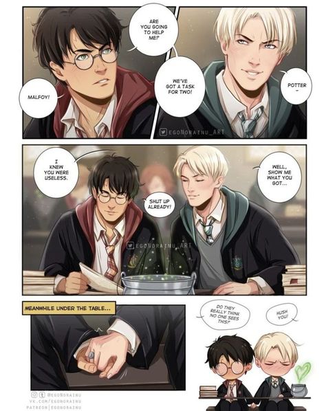 Draco X Harry, Evan Rosier, Yes My Lord, Orion Black, Barty Crouch, Drarry Fanart, Harry Draco, Cute Harry Potter, Gay Harry Potter