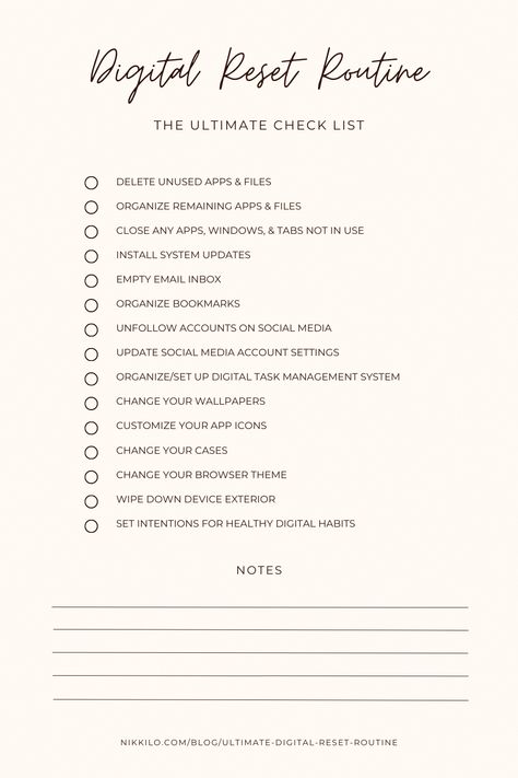 End Of 2023 Checklist, Life Checklist Things To Do, Checklist For Getting Your Life Together, Yearly Reset Checklist, 2024 Reset Checklist, Digital Cleaning Checklist, New Year Reset Checklist, Life Reset Checklist Women, House Reset Checklist