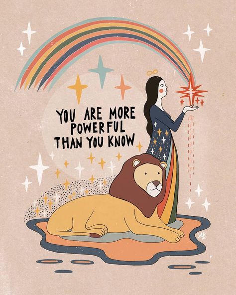 Asja Boros, Quotes Dream, Psy Art, Yoga Music, Life Quotes Love, Happy Words, Whimsical Illustration, A Lion, Pretty Words