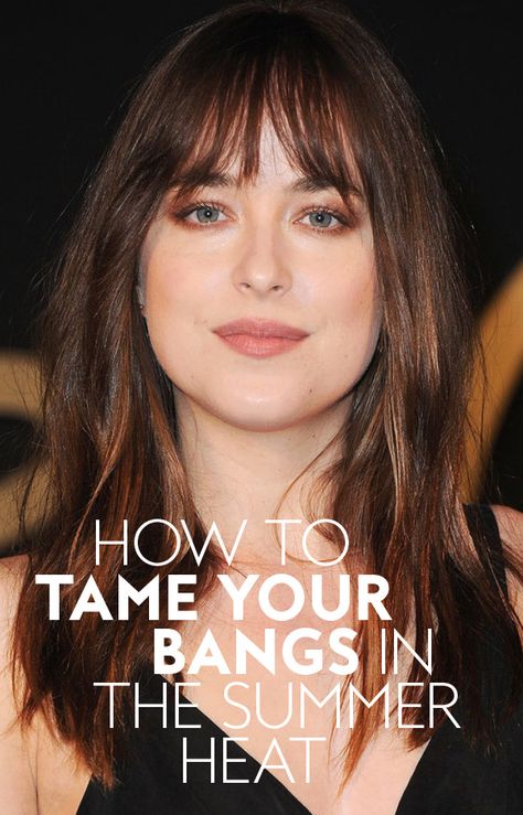 How To Tame Bangs, Summer Hair Bangs, How To Keep Bangs From Separating, How To Get Bangs To Stay In Place, Summer Bangs Hair, Waterfall Fringe Bangs, How To Wear A Hat With Bangs, How To Keep Bangs In Place, Waterfall Bangs Medium Hair