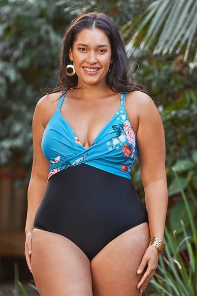 Swimsuit Wrap, Tie Swimsuit, Plus Size One Piece, Perfect Swimsuit, Floral One Piece Swimsuit, Floral One Piece, Halter One Piece Swimsuit, Costume Intero, Plus Size Swimsuits