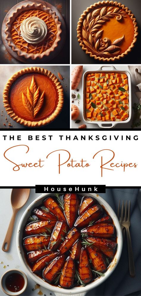 If you love sweet potatoes, you'll love this post! I've rounded up 19 of the best Thanskgiving sweet potato recipes that are easy, delicious, and perfect for fall. You'll find soups, casseroles, pies, and more that feature this versatile and nutritious ingredient. These recipes are sure to make your fall menu more colorful and flavorful. Pin this post now and save it for later! Sweet Potato Casserole Ina Garten, Best Way To Eat Sweet Potatoes, Uses For Leftover Sweet Potatoes, Chocolate Sweet Potato Pie, Thanksgiving Sweet Potatoes Recipes, Fancy Sweet Potato Recipes, Sweet Potato Stove Top, Best Sweet Potato Recipes Thanksgiving, Sweet Potatoes Thanksgiving Recipes