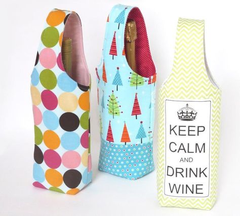 Looking for your next project? You're going to love No Bias Tape Simple Wine Tote by designer Pattern Play. - via @Craftsy Sewing Classes For Beginners, Wine Purse, Expensive Wine, Wine Bottle Bag, Sew Ins, Wine Tote, Wine Bag, Sewing Lessons, Bottle Bag