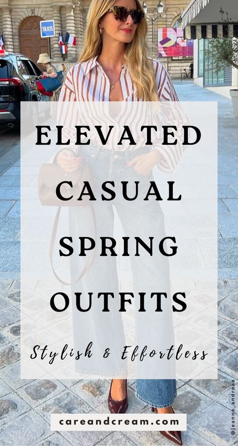 Wondering how to style elevated casual spring outfits for women effortlessly? Check out our blog post for 10 inspiring spring outfit ideas that work as both everyday spring outfits and chic spring work outfits. Elevate your spring fashion game with cute, chic, comfy spring style outfits. Spring Style Outfits, Everyday Spring Outfits, Spring Fashion Aesthetic, Maxi Dresses Spring, Flower Maxi Dress, Spring Work, Spring Work Outfits, Elevated Casual, Spring Capsule Wardrobe