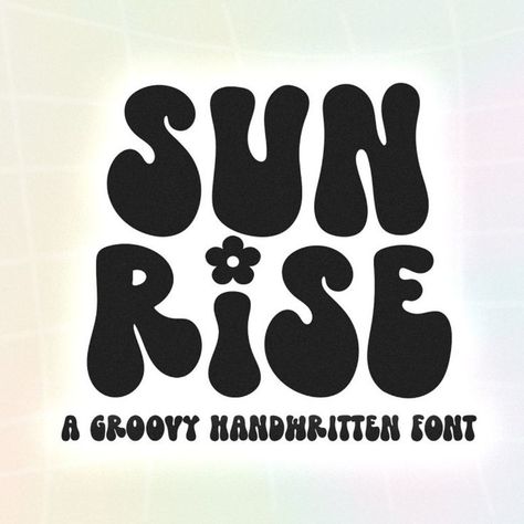 Sunrise Copy And Paste Fonts, Hippie Font, Bubble Letter Fonts, Boho Fonts, Font Bubble, Instagram Font, Groovy Font, Old English Font, Best Free Fonts