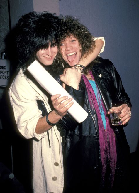 Mötley Crüe's Wildest Decade Was the 1980s. Here Are the Photos to Prove It. 80s Pictures, Motley Crue Nikki Sixx, Jon Bonjovi, Bon Jovi 80s, Rocker Hair, Richie Sambora, 80s Photos, Vince Neil, 80s Hair Bands