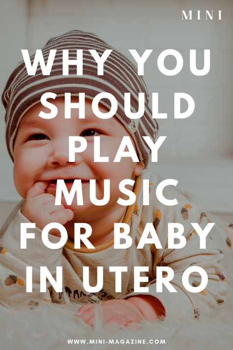 Baby In The Womb, Baby In Womb, Mini Magazine, Unborn Baby, Baby Belly, Baby Music, Top Music, Mom Hacks, Pregnant Belly