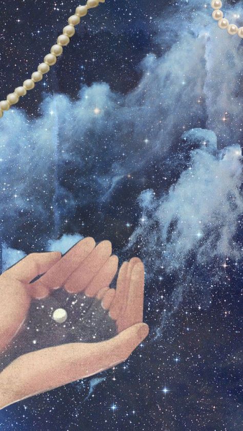 Love Collage Aesthetic, Hand Collage, Aesthetic Universe, Prayer Hand, Universe Aesthetic, Prayer Hands, Love Collage, Space Stars, Book Projects