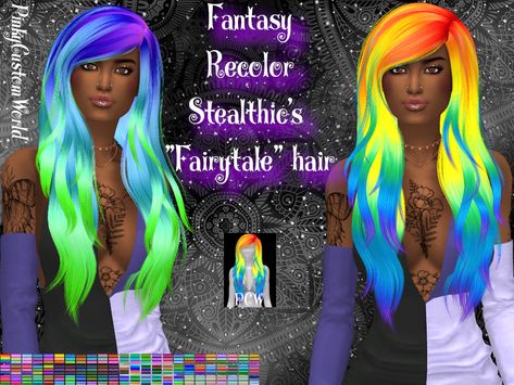 ts4 hair Ts4 Cc Rainbow Hair, Ts4 Rainbow Hair, Mlp Cc Sims 4, Sims 4 Rainbow Hair Cc, Mlp Sims 4, Sims 4 Cc My Little Pony, My Little Pony Sims 4 Cc, Sims 4 Cc Dyed Hair, Sims 4 My Little Pony Cc