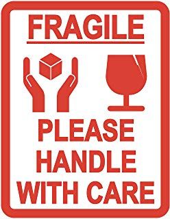 Handle With Care Sticker, Fragile Packaging, Fragile Art, Packing Stickers, Fragile Label, Fragile Tape, Sticky Labels, Care Logo, Handle With Care