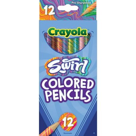 Looking for something fresh to inspire creativity in the classroom and at home? Meet Crayola Swirl, a variety of colorful art tools unleashing multiple colors inside a single stick for a brilliant laydown every time! This Colored Pencil Set includes 12 Color Pencils with 3 to 4 colors per stick. Its great for freestyle coloring, drawing, and crafts, giving a one-of-a-kind output every time! Its also an exciting back to school art tool. From school projects to creative play, these kids colored pe Crayola Twistables, School Supplies For Kids, Elementary School Supplies, School Supplies Elementary, Coloring Drawing, Bic Pens, Crayola Markers, Back To School Art, Kids School Supplies