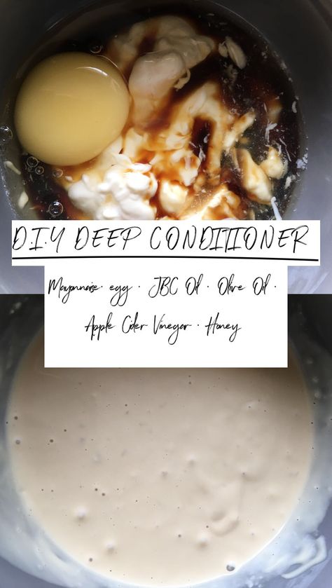 Diy Conditioner For Natural Hair, Homemade Deep Conditioner For Curly Hair, Diy Deep Conditioner For Natural Hair 4c, Diy Deep Conditioner For Natural Hair, Deep Conditioner Recipe, Homemade Deep Conditioner, Natural Deep Conditioner, Diy Deep Conditioner, Homemade Conditioner