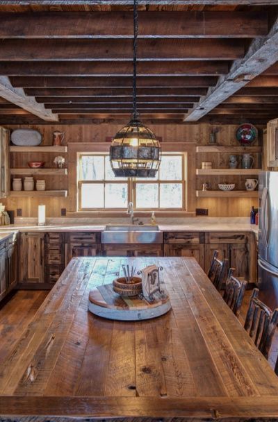 35 Wood Kitchen Backsplash Design Ideas | Sebring Design Build Rustic Log Cabin Kitchens, Cabin Kitchens Rustic, Log Cabin Kitchen Ideas, Wood Kitchen Backsplash, Log Cabin Kitchens, Log Cabin Kitchen, Log Home Kitchen, Rustic Kitchen Backsplash, Log Home Kitchens