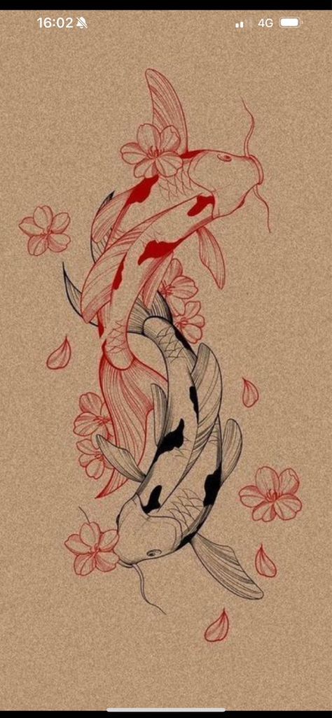 Coy Fish Tattoos, Design Quiz, Koi Fish Designs, Pretty Hand Tattoos, Oni Mask, Koi Fish Tattoo, Tattoos For Black Skin, Carpe Koi, Mask Tattoo