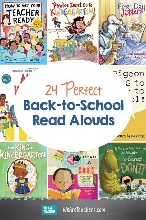 Back To Preschool Activities, Back To School Read Alouds, Sharing Books, Elementary School Activities, Text Structures, First Day Of School Activities, Kindergarten Books, Read Alouds, Library Lessons