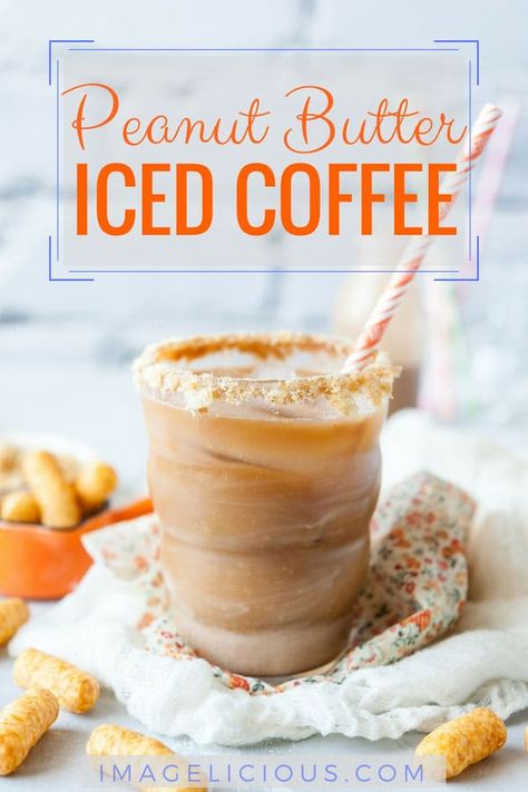 Peanut Butter Cold Brew Coffee, Coffee With Peanut Butter, Peanut Butter Syrup For Coffee, Peanut Butter Iced Coffee Recipe, Peanut Butter Frappe, Peanut Butter Drink, Peanut Butter Cold Brew, Peanut Butter Iced Coffee, Peanut Butter Coffee