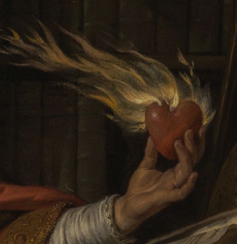 Howl's Moving Castle Aesthetic, Saint Augustine, Howls Moving Castle, Fire Heart, Catholic Art, Detail Art, Medieval Art, Classical Art, Weird Art