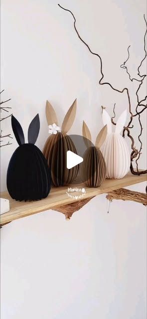 Easter Crafts Diy Adults, Easter Easy Crafts, Easter Paper Decorations, Easter Bunny Diy, Easter Paper Crafts, Ostern Diy, Diy Frühling, Spring Decor Diy, Easy Easter Crafts