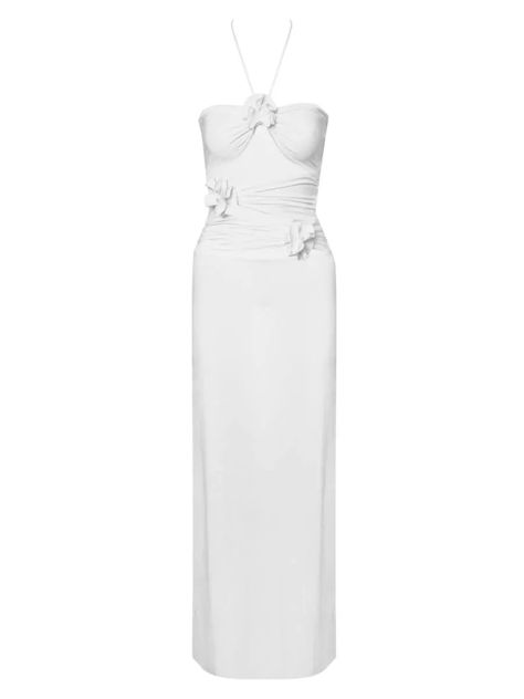 Veranera Cut-Out Halter Maxi Dress | Saks Fifth Avenue Halter Maxi Dress, Halter Maxi, Halter Maxi Dresses, Versatile Dresses, Halter Neckline, White Maxi Dresses, American Design, Halter Neck, Saks Fifth