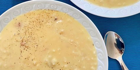 Our 5 Best Avgolemono Soup Recipes | Allrecipes Lemon Roasted Potatoes, Homemade Vegetable Broth, Avgolemono Soup, Lemon Soup, Stuffed Grape Leaves, Greek Food, Creamy Soup, Bowl Of Soup, Easy Soups