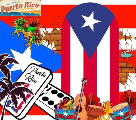 Puerto Rican Artwork, Puerto Rico Map, Puerto Rico Island, Puerto Rico Pictures, Puerto Rico History, Puerto Rico Art, Sublimation Ideas Projects Inspiration, Cuban Art, Puerto Rican Culture