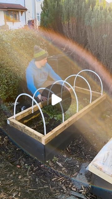 Andrew Perry on Instagram: "It was a bit inevitable….. I did it again! 

I’ve loved the first raised bed winter cover so much that I couldn’t resist adding a second cover to my front garden food growing garden. 

The difference these covers make to productivity is amazing!" Food Growing, Growing Garden, I Did It Again, Growing Gardens, Garden Food, Raised Bed, Raised Beds, I Did It, Front Garden