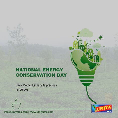 Energy Conservation Day Creative Ads, National Energy Conservation Day, Energy Conservation Day, Art Deco Design Graphics, Ads Instagram, International Days, Save Mother Earth, From Farm To Table, Digital Portrait Illustration