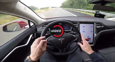 Hop Inside Tesla's Model S P100D For Some 1 On 1 POV Action Electric Vehicles, Tesla Model S, Tesla Model, Ambulance, Tesla, Vehicles, The World