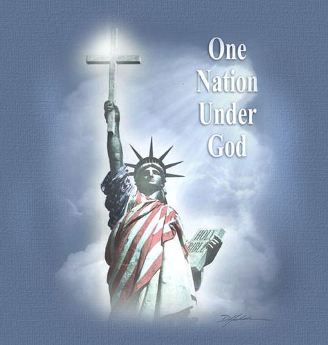 one nation under god - Google Search God And Country, I Love America, One Nation Under God, God Bless The Usa, Proud American, Proud To Be An American, Love America, The Statue Of Liberty, Let Freedom Ring