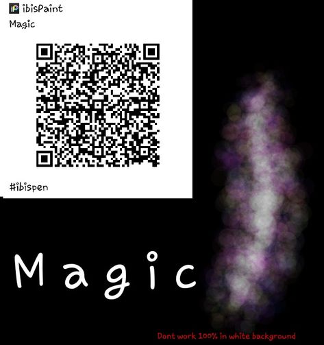 Ibis Paint X Brushes Qr Code Magic, Glowing Brush Ibis Paint, Magic Brush Ibis Paint, Ibis Paint Brush Code Magic, Ibis Pen, Ibispaint Codes, Paint Explosion, Ibispaint Brush, Magic Portal