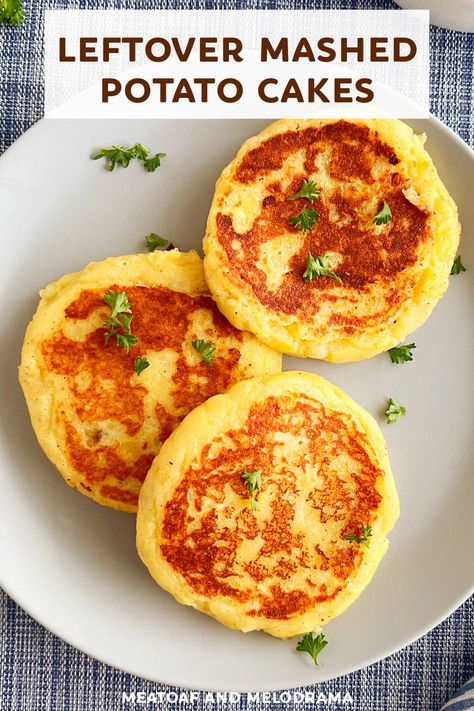 Potato Cakes From Instant Mashed Potatoes, Potatoe Patties Mashed, Mash Potato Fritters, Fried Potato Cakes From Mashed Potatoes, Potato Patties From Mashed Potatoes In Air Fryer, Oven Baked Mashed Potato Cakes, Potato Cakes From Mashed Potatoes Simple, Mashed Potato Patties Leftover, What To Do With Leftover Mashed Potatoes Left Over