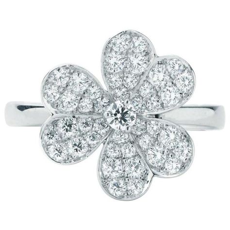 ”Frivole” Ring, by Van Cleef and Arpels Van Cleef Frivole, Van Clef, Van Cleef And Arpels, Jewellery Gold, Van Cleef Arpels, Van Cleef, The Ring, White Gold Rings, White Gold Diamonds