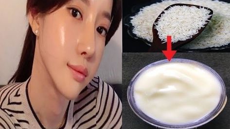 Dr. Vivek Joshi - Home Made Rice Cream For Face | Skin Whitening & Anti Aging Rice cream Rice Cream For Face, Rice Cream, Korean Rice, Cream For Face, Beauty Cream, Beauty Treatments, Face Skin, Night Creams, Face Cream