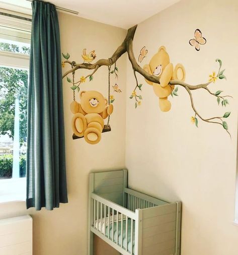 Entryway Room, Spring Home Decor Ideas, Nursery Wall Painting, Newborn Room, Walls Art, Baby Room Organization, Kids Room Paint, Designer Decor, Baby Boy Room Decor