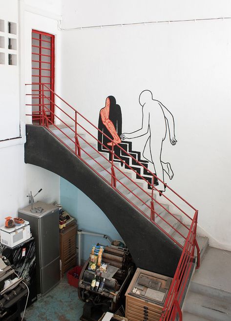 Quirky Murals and Street Interventions of Anonymous Silhouette Figures by Daan Botlek | Colossal Inspiring Graffiti, Art Emotions, La Life, Colossal Art, Modern Crafts, Visual Culture, Murals Street Art, Art Things, Street Culture