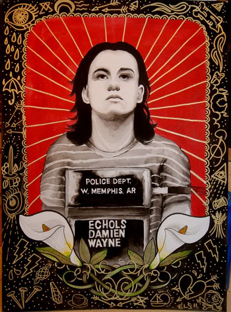 Damien Echols Damien Echols, West Memphis Three, Paradise Lost, Police Dept, Beautiful Art, Paradise, Lost, Movie Posters, Gifts