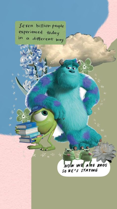 mike and sulley <3 Pixar Quotes, Mike And Sully, Mike And Sulley, Mike Wazowski, Monster University, Watch Wallpaper, Wallpaper Gallery, Matching Wallpaper, Best Duos