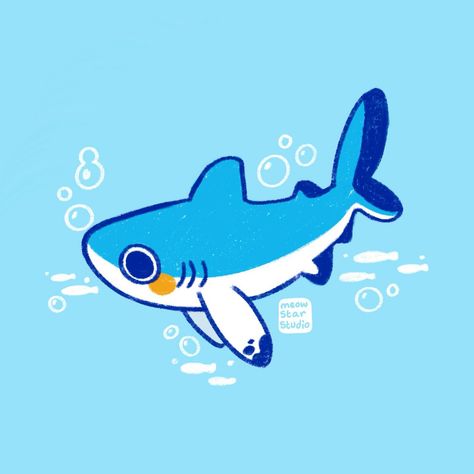 🫧 #whimsical #aesthetic #childhood #cozyart #sketch #doodle #animalart #simple #texture #littleguys #nostalgia #happyvibes #innocent #joyful #cheerful #endearing #originalartwork #handmade #stickershop #smallbiz Cute Simple Shark Tattoo, Simple Shark Doodle, Kawaii Fish Drawing, Sea Bunny Drawing, Cute Shark Doodle, Shark Illustration Cute, Cute Water Animals, Sea Animal Doodles, Cute Fish Illustration