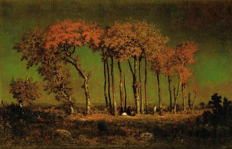 Théodore Rousseau, Under the Birches Theodore Rousseau, Lukisan Landskap, 19th Century Landscape, Barbizon School, Toledo Museum Of Art, Getty Museum, Scene Art, Realism Art, Western Art