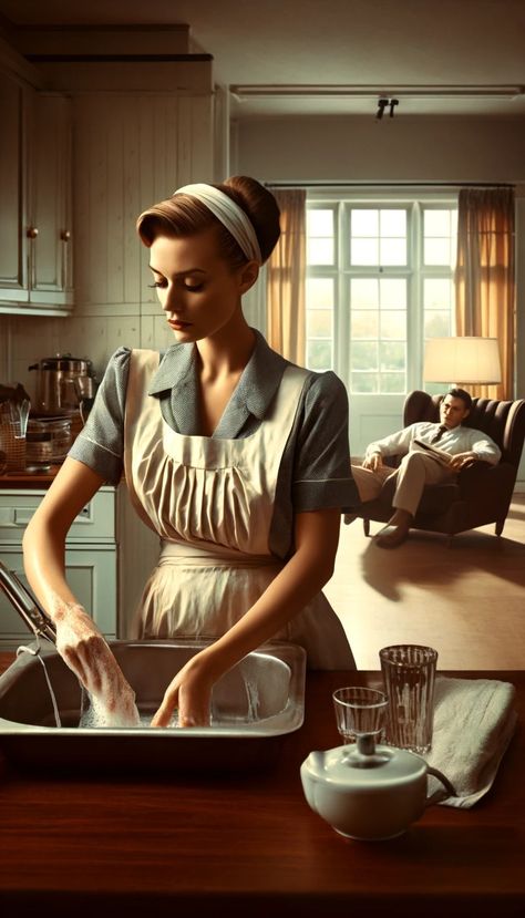 1950s Housewives, Cleaning With Coke, Traditional Wife, Budget Grocery Shopping, 1950s Housewife, Wedding Dress Jewelry, Female Chef, Another Man, In Case Of Emergency