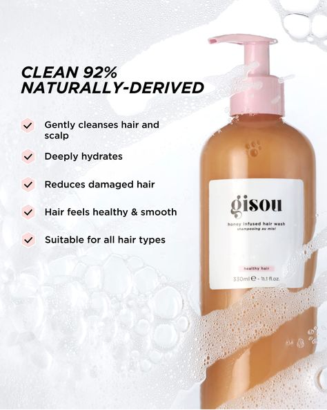 Honey Hair Mask, Hair Refresh, Honey Shampoo, Healthy Shiny Hair, Hair Wash, Hair Cleanse, Nourishing Shampoo, Wash And Go, Honey Hair