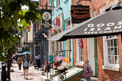 Fell’s Point Baltimore Neighborhood Guide | Visit Baltimore Baltimore Tattoo, Fall Weekend Trip, Weekend Trip Ideas, Baltimore Neighborhoods, Fells Point Baltimore, Fall Destinations, Oyster House, 3 Days Trip, Old Bar