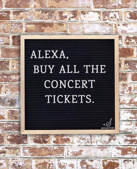 If only... 💭 Concert Tickets Quotes, Life Is Short Buy The Concert Tickets, Buy The Concert Tickets Quotes, Date Night Captions For Instagram, Night Captions For Instagram, Quotes From Artists, Night Captions, Date Night Quotes, Concert Quotes