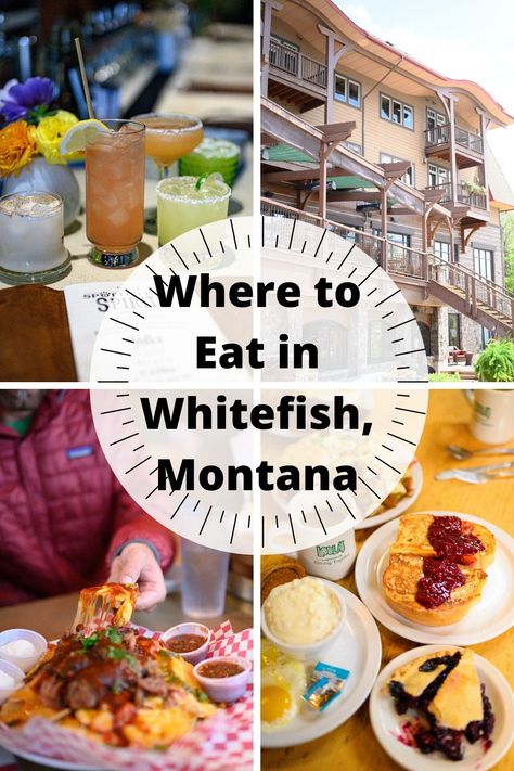 Wondering where to eat when you visit Glacier National Park or Whitefish, Montana? Check out these Whitefish, Montana Restaurants Glacier National Park Vacation, Visiting Glacier National Park, Glacier National Park Trip, Montana Vacation, Montana Travel, Whitefish Montana, Lake Food Ideas Summer, Lake Food Ideas, Glacier National Park Montana