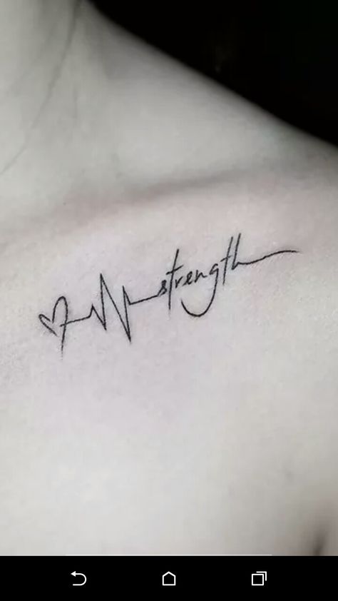 Bone Tattoo Ideas, Collar Bone Tattoo Ideas, Collar Bone Tattoo Small, Lifeline Tattoos, Collar Bone Tattoo Quotes, Clavicle Tattoo, Nurse Tattoo, Heartbeat Tattoo, Bone Tattoo