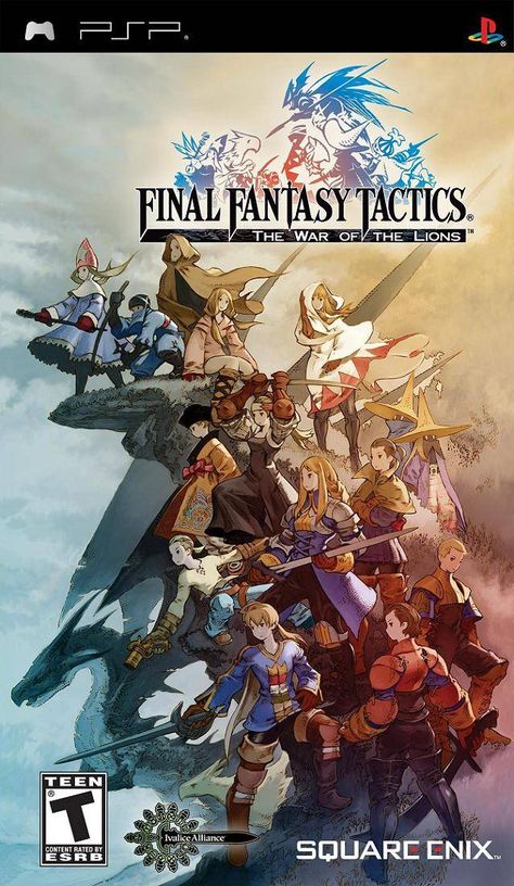 Final Fantasy Tactics: The War of the Lions (Slowdown Removal Patched) PSP ISO - CDRomance Final Fantasy Tactics Advance, Final Fantasy Tactics, Final Fantasy Xii, Game Cover, Virtual Boy, Playstation Portable, Final Fantasy Artwork, All Video Games, Final Fantasy Vii Remake