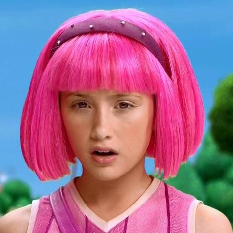 Lazy Town, Pink Hair, Hair, Pink