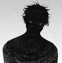 - Art Anime, A Black, A Man, Anime Art, Black And White, Anime, White, Black, Art