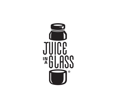 Juice in a Glass on Behance Tumbler Logo Design, Shake Logo Design, Smoothie Logo Design Ideas, Smoothie Logo Design, Juice Logo Design, Bottle Logo Design, Smoothie Logo, Drink Logo Design Ideas, Glass Logo